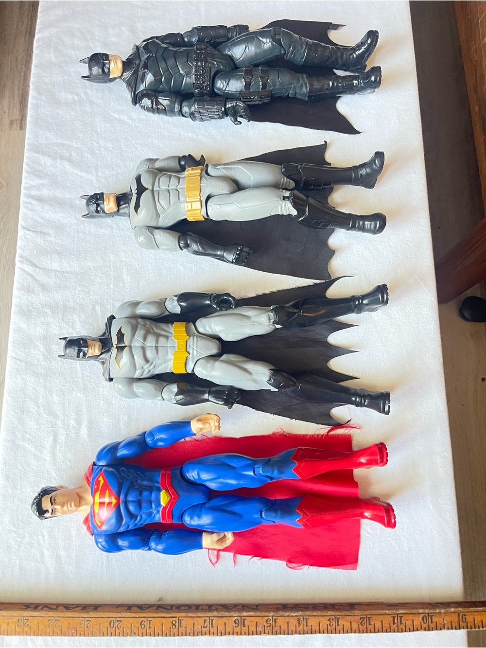 Lot of 4 DC Comics, 12-Inch Superman Action Figure, Kids Toys for Boys